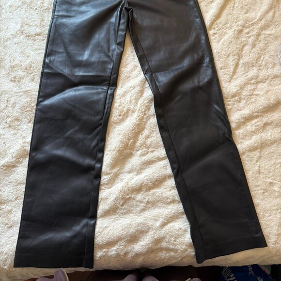 Faux Leather Pants - NWT - Picture 2 of 8